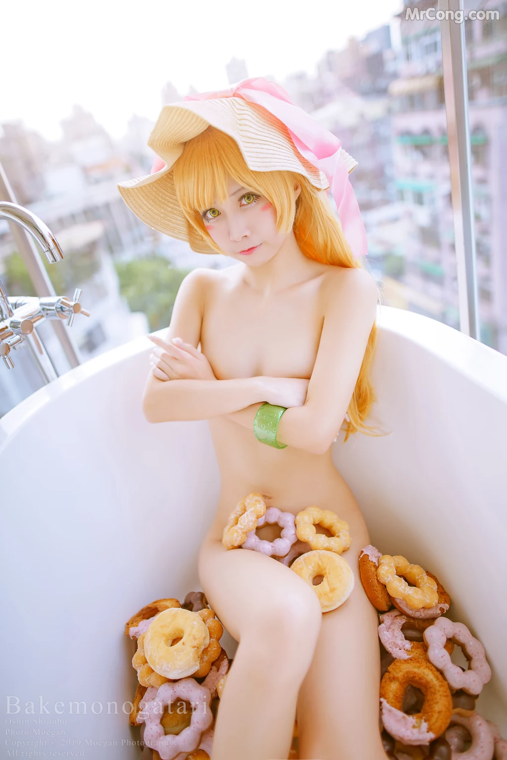 Coser@沖田凜花Rinka: 忍野忍ドーナツのお風呂 ver (10 photos)插图4