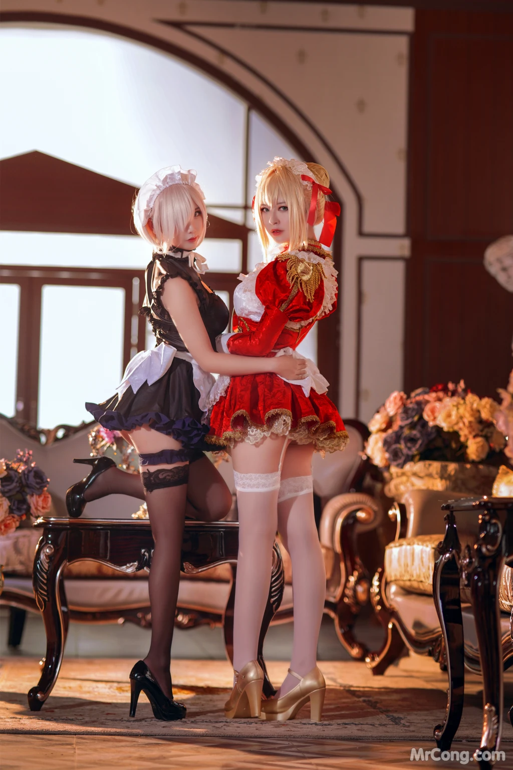 Coser@面饼仙儿 No.071: Claudius x Kyrielight Maid - 半半子X面饼仙儿 (22 photos)插图5