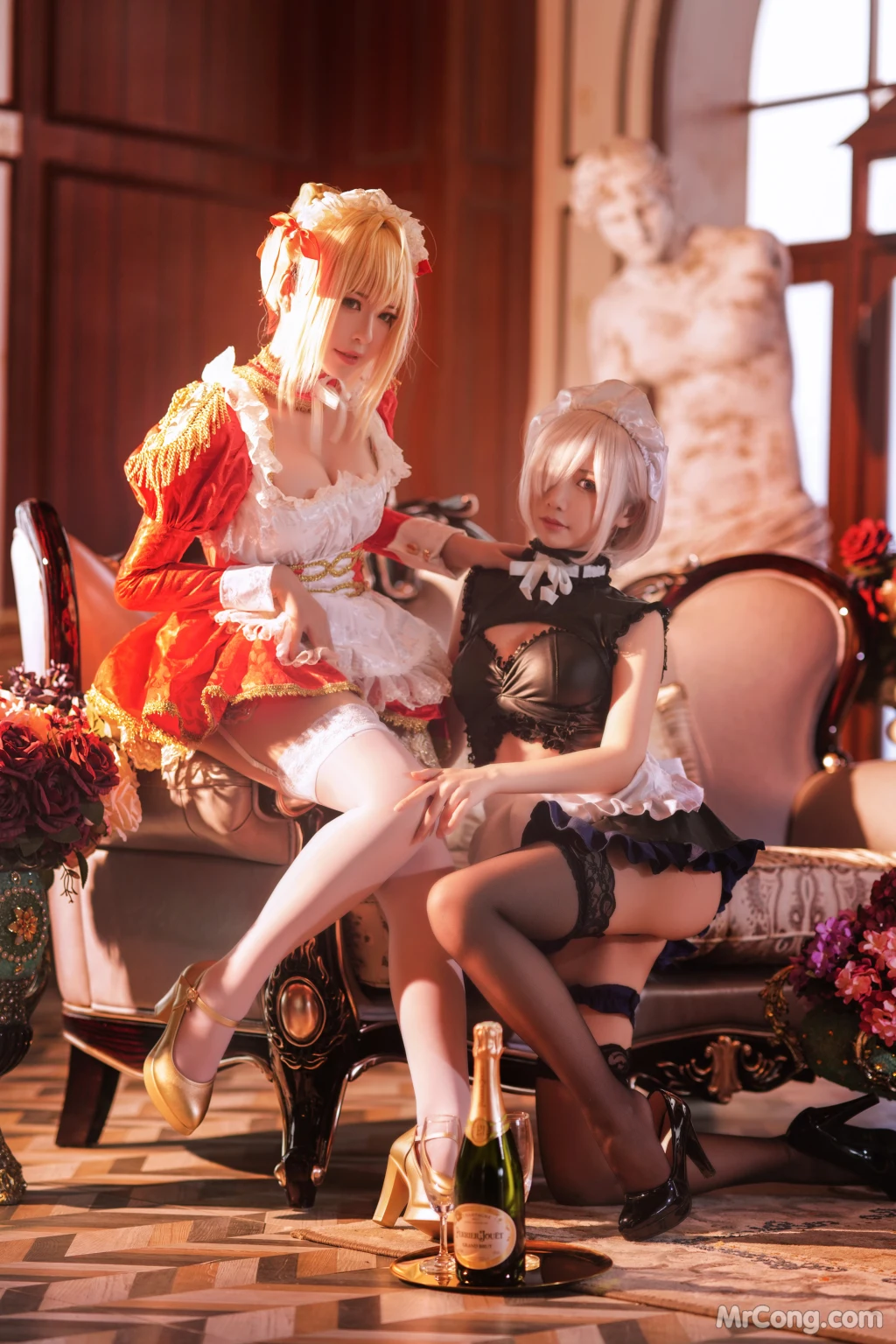 Coser@面饼仙儿 No.071: Claudius x Kyrielight Maid - 半半子X面饼仙儿 (22 photos)插图9