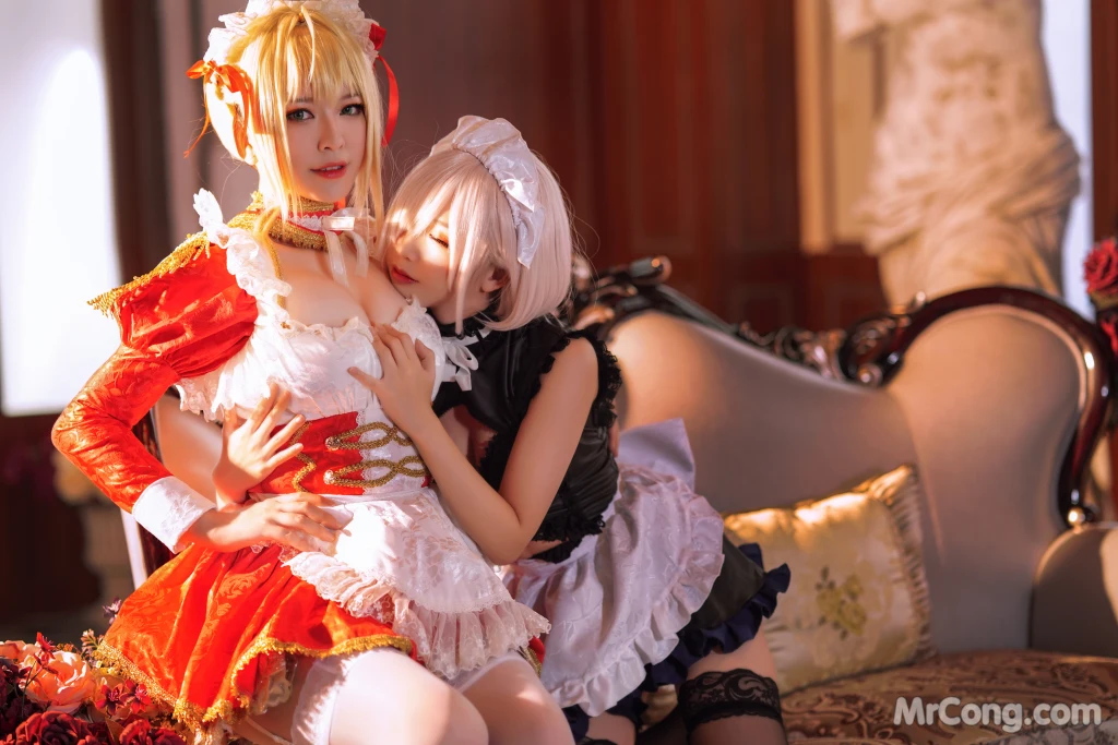 Coser@面饼仙儿 No.071: Claudius x Kyrielight Maid – 半半子X面饼仙儿 (22 photos) – Page 2