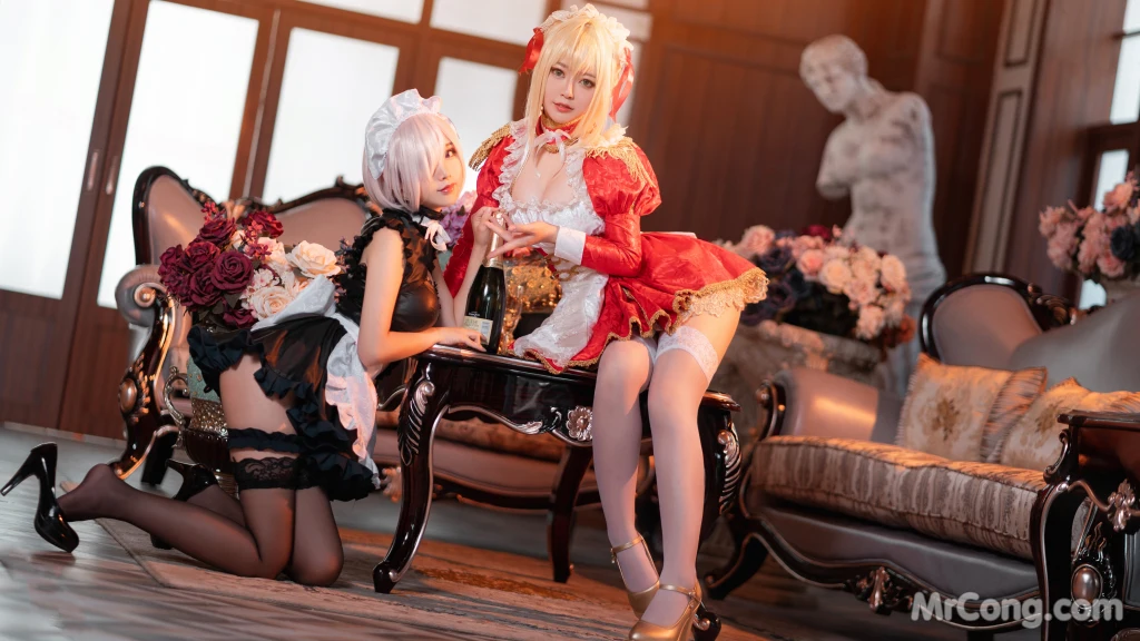Coser@面饼仙儿 No.071: Claudius x Kyrielight Maid – 半半子X面饼仙儿 (22 photos) – Page 2