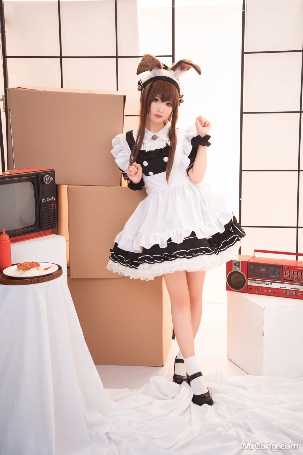 Coser@面饼仙儿 No.078: 阿米驴女仆 (23 photos) – Page 2