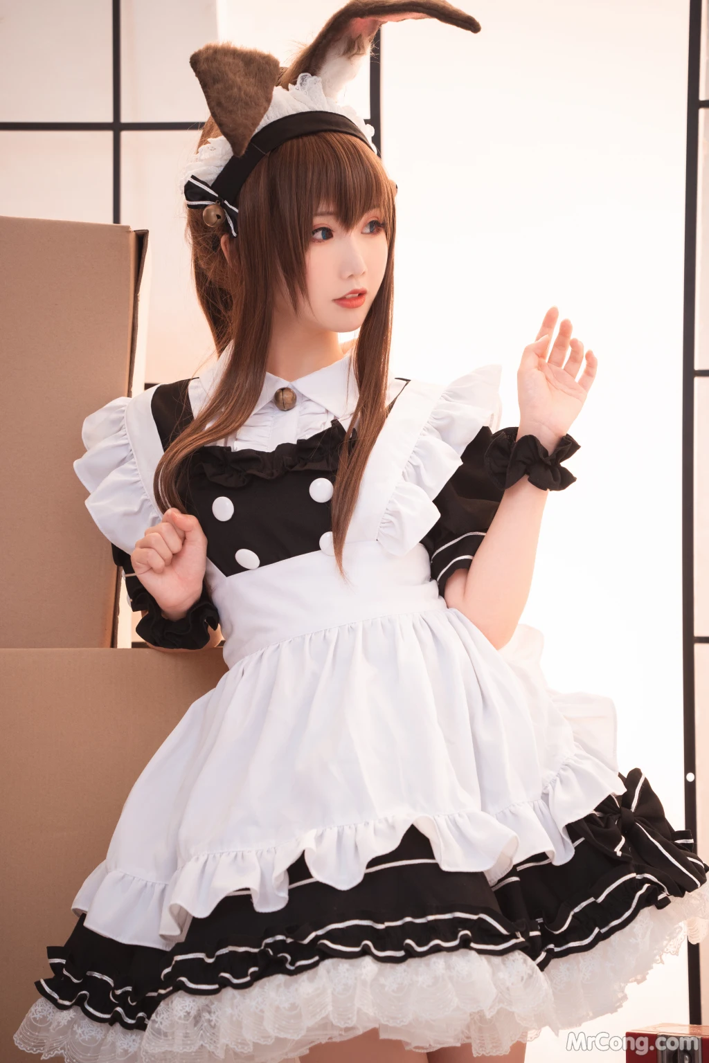 Coser@面饼仙儿 No.078: 阿米驴女仆 (23 photos) – Page 2