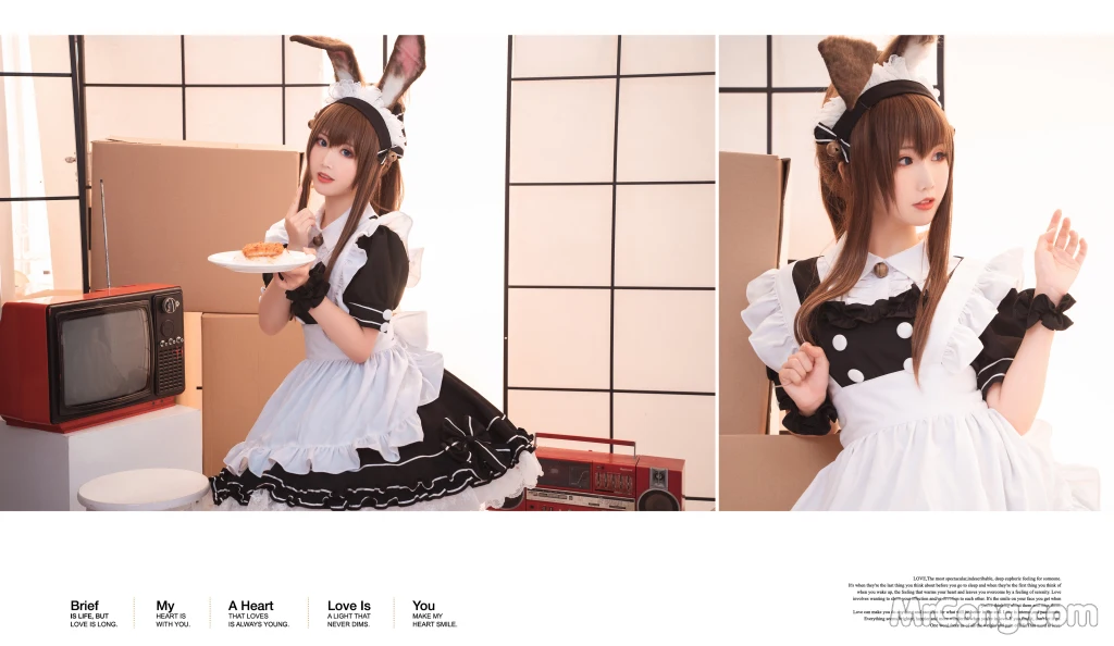 Coser@面饼仙儿 No.078: 阿米驴女仆 (23 photos) – Page 3