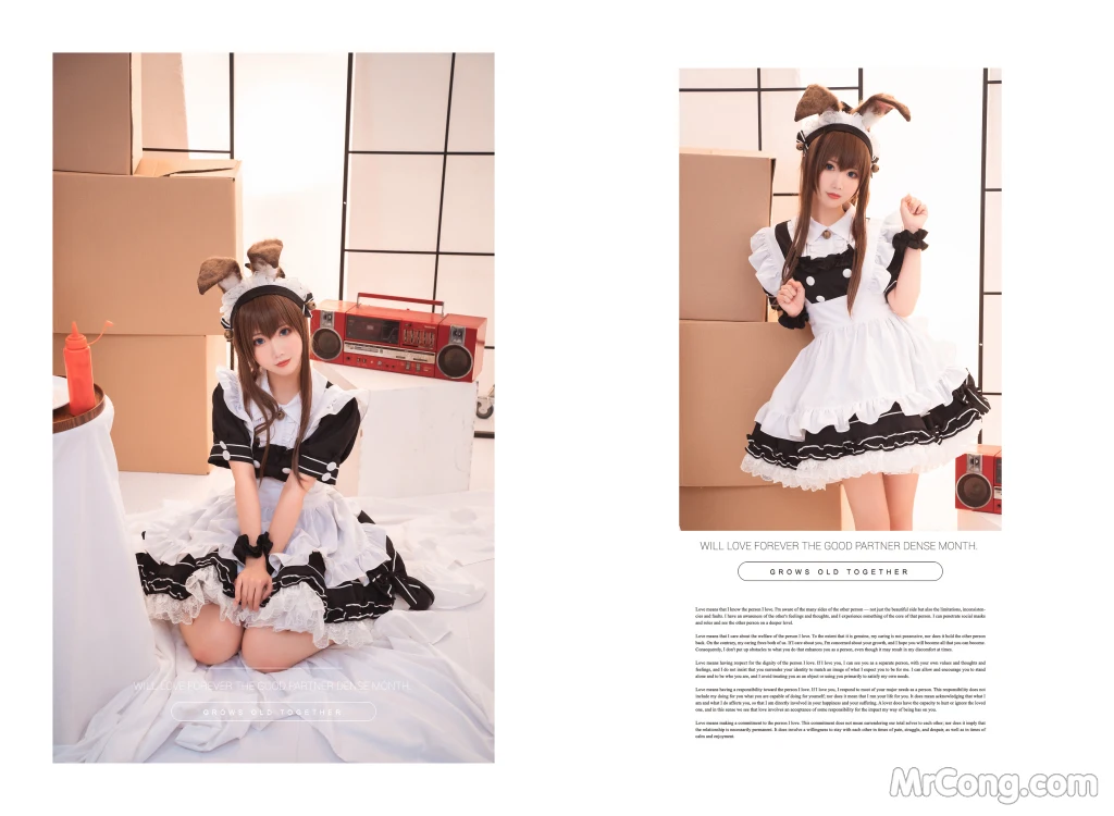 Coser@面饼仙儿 No.078: 阿米驴女仆 (23 photos) – Page 3