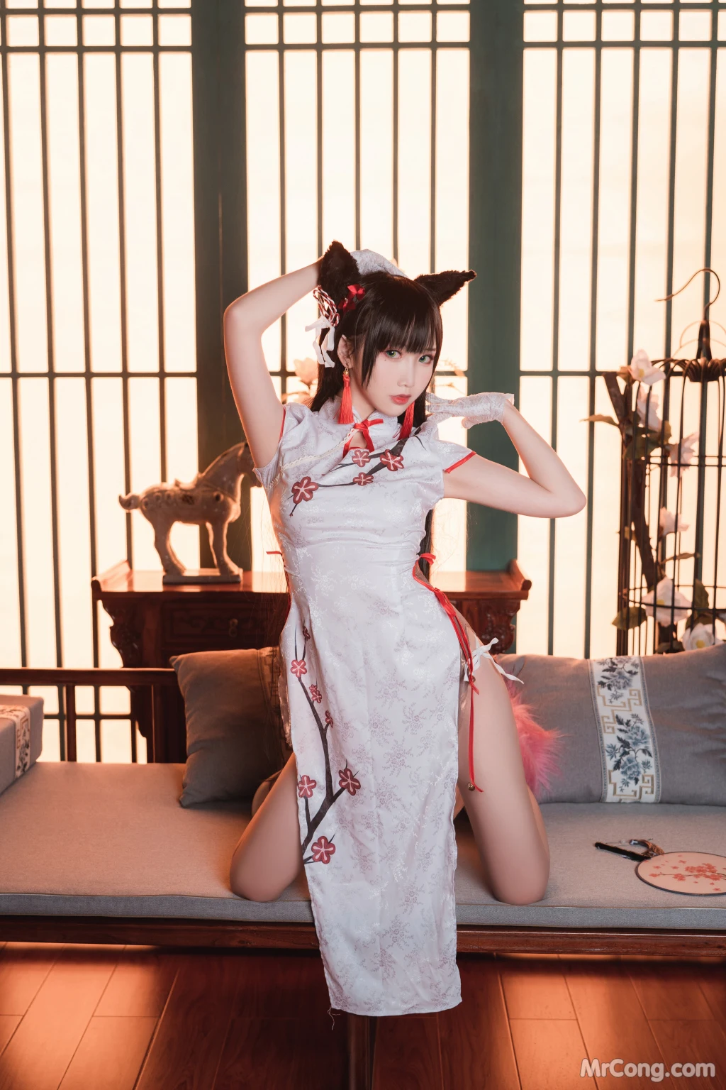 Coser@面饼仙儿 No.081: 旗袍爱宕 (25 photos) – Page 3
