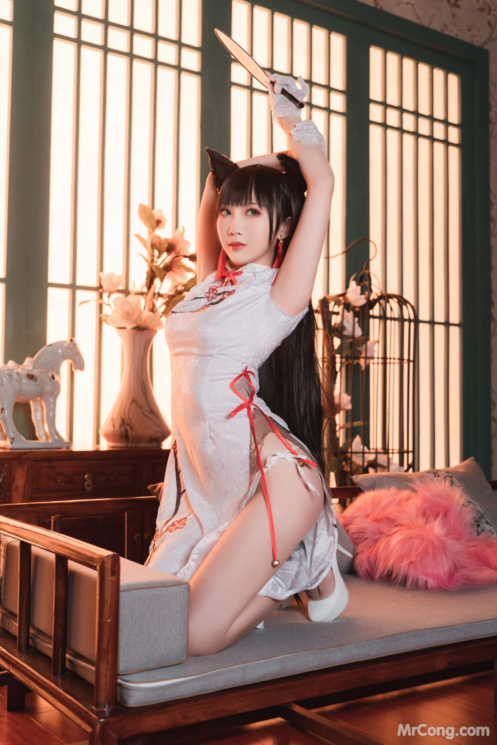 Coser@面饼仙儿 No.081: 旗袍爱宕 (25 photos) – Page 3