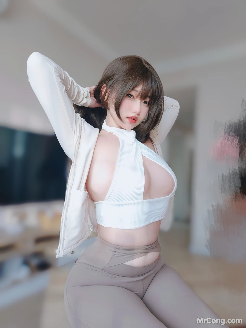 Coser@女主K: 瑜伽服 (102 photos)