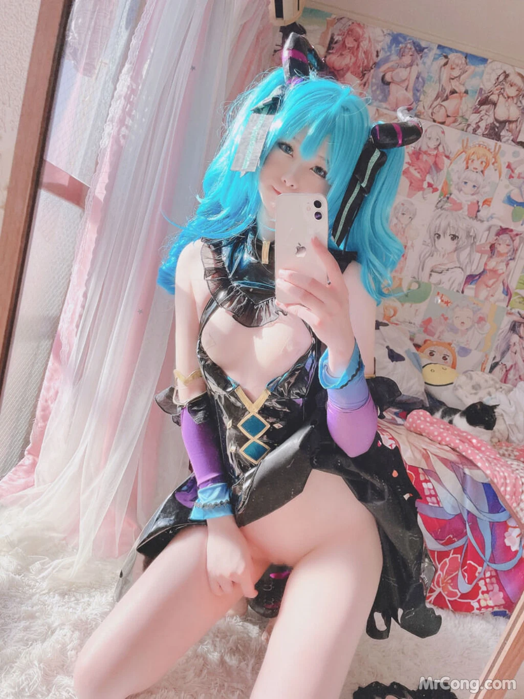 Coser@习呆呆: 小悪魔ミク (26 photos + 2 videos)插图2