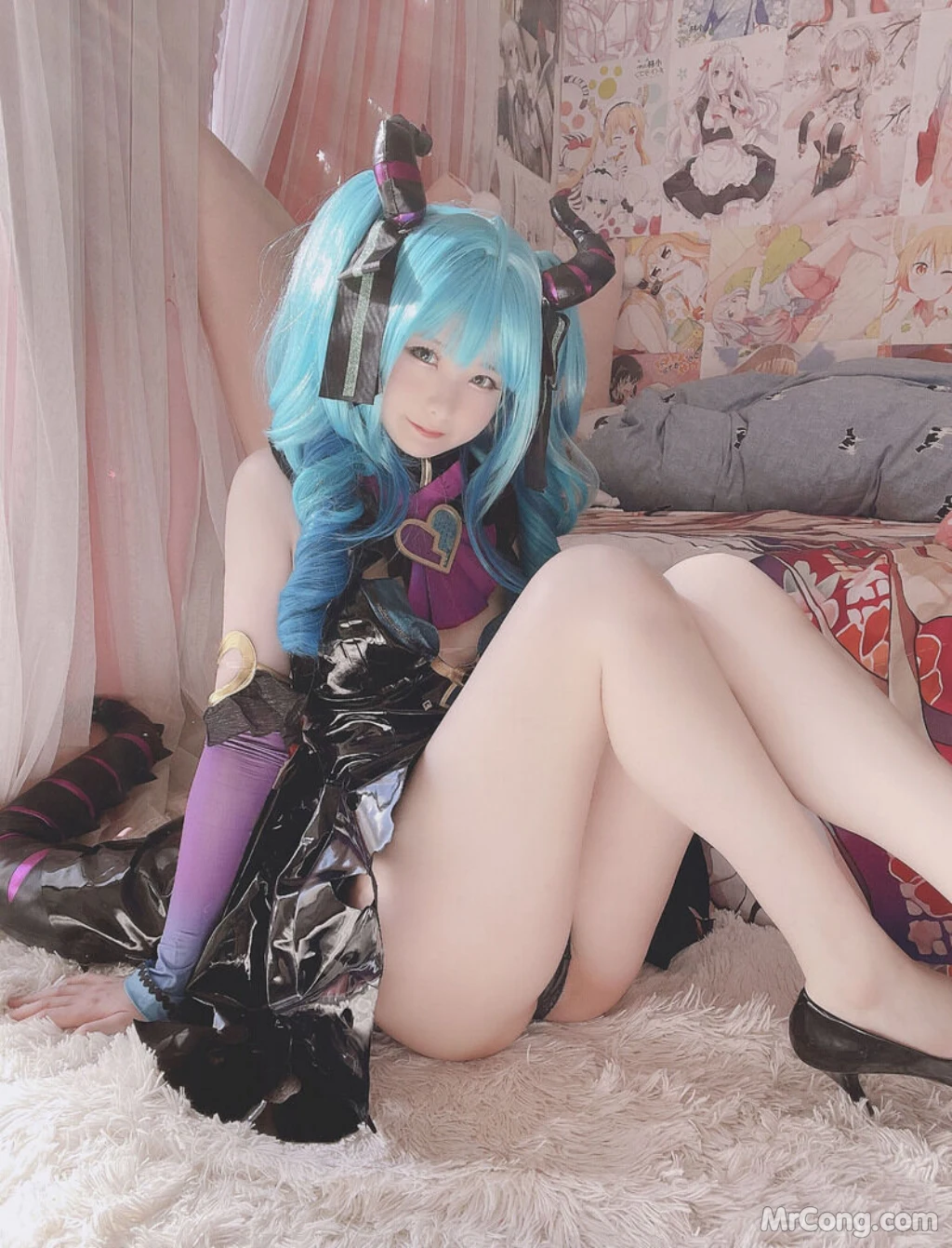 Coser@习呆呆: 小悪魔ミク (26 photos + 2 videos)插图3