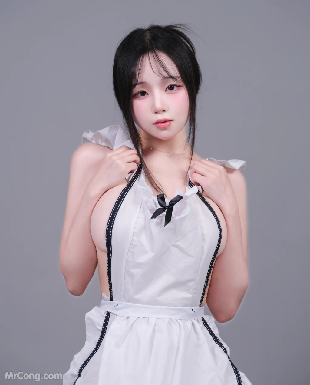 [Glamarchive] Woo U (우유): Vol.14 Maid Uniform (40 photos)插图