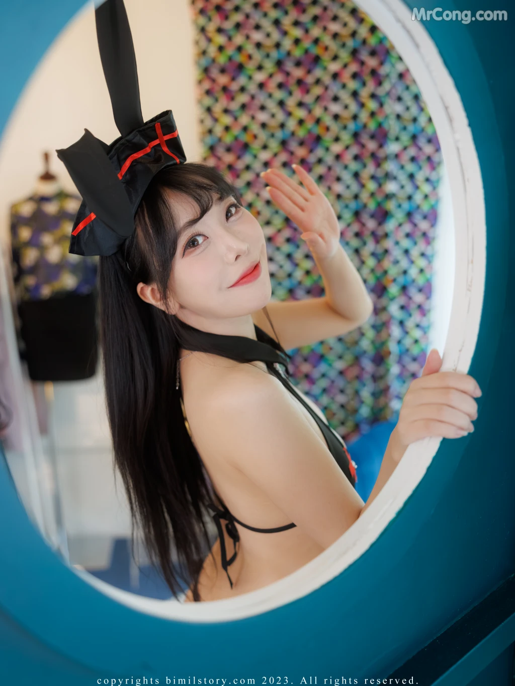 [Bimilstory] Zia (지아): Vol.13 Black Bunny Girl (95 photos )