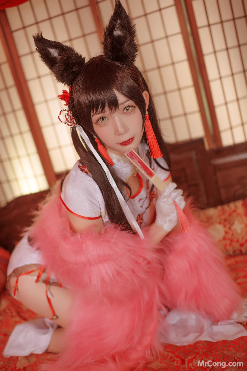 Coser@樱落酱w: 爱宕新春旗袍 (16 photos)插图2