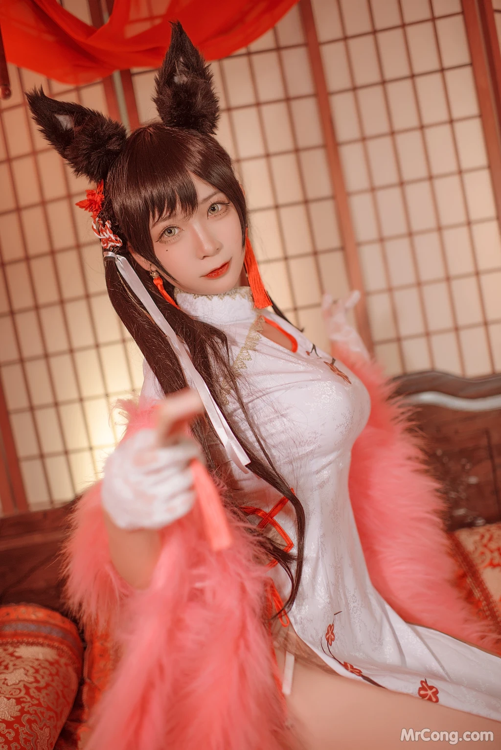 Coser@樱落酱w: 爱宕新春旗袍 (16 photos)插图3