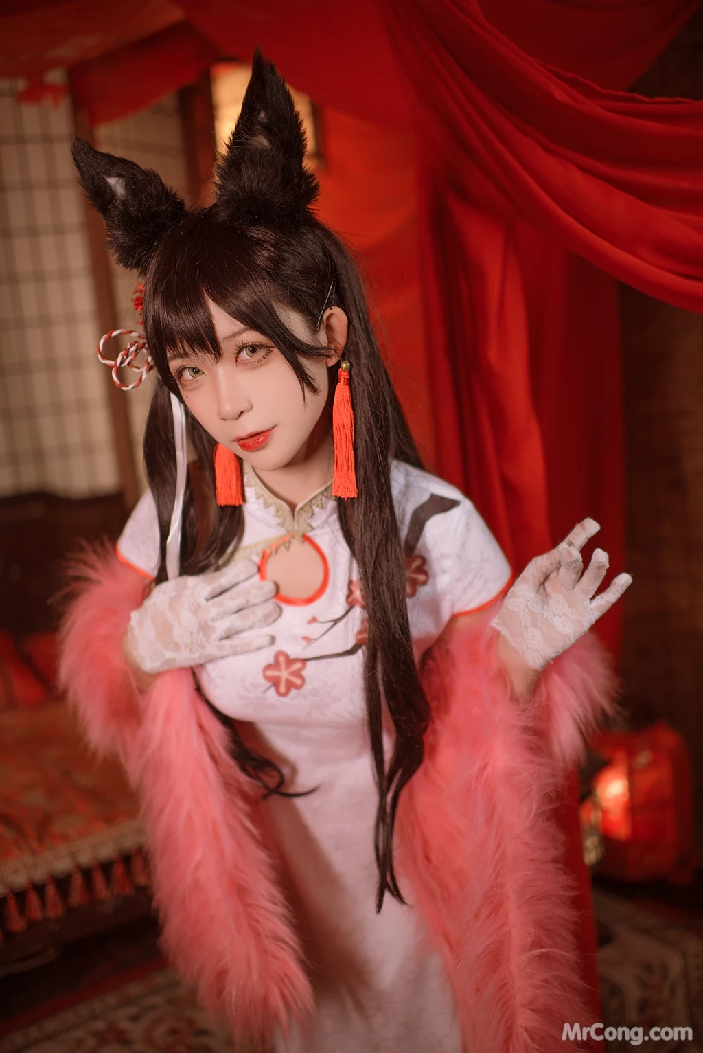 Coser@樱落酱w: 爱宕新春旗袍 (16 photos)插图8