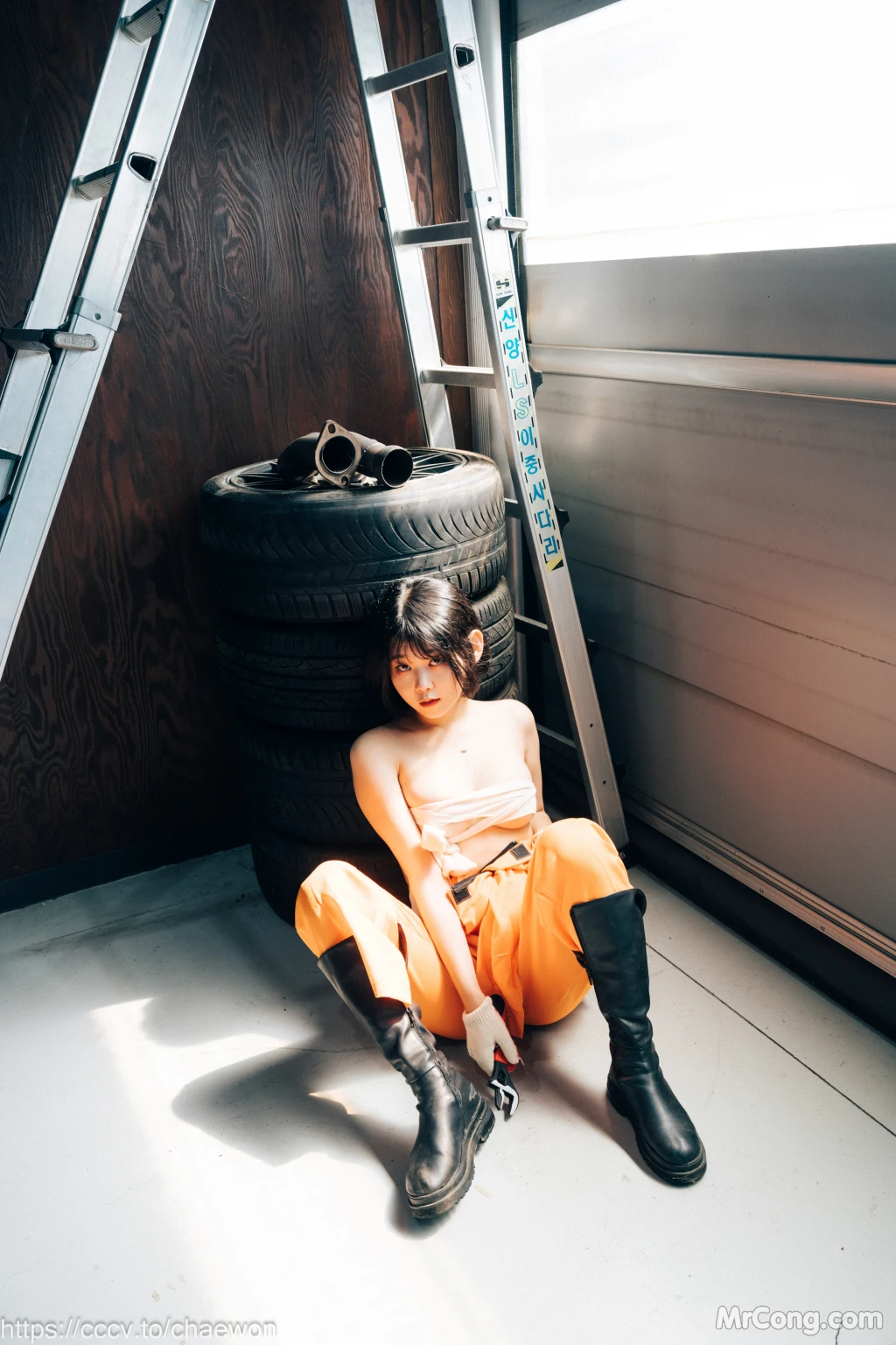 [Loozy] Zia (지아): Garage Girl (129 photos) – Page 2