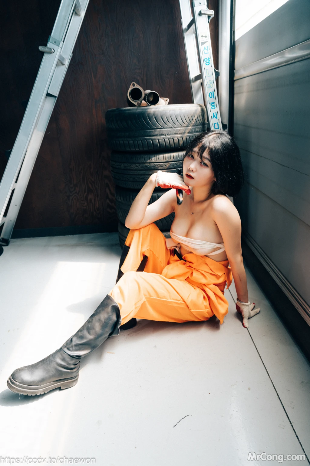 [Loozy] Zia (지아): Garage Girl (129 photos) – Page 3