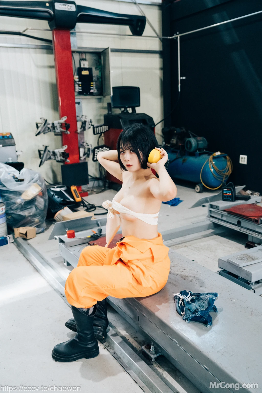[Loozy] Zia (지아): Garage Girl (129 photos) – Page 3