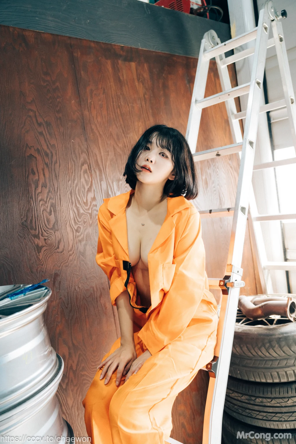 [Loozy] Zia (지아): Garage Girl (129 photos) – Page 6