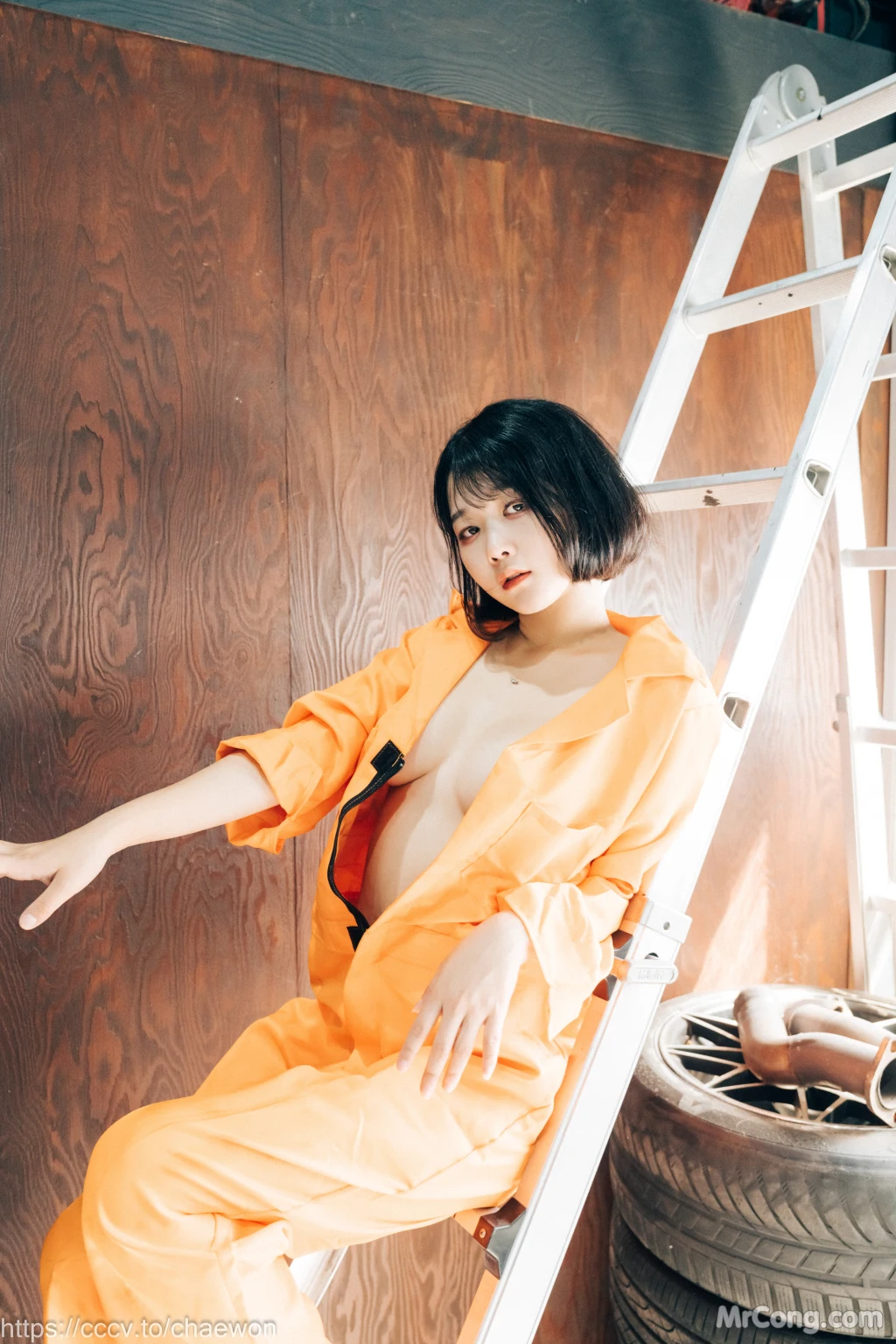 [Loozy] Zia (지아): Garage Girl (129 photos) – Page 6