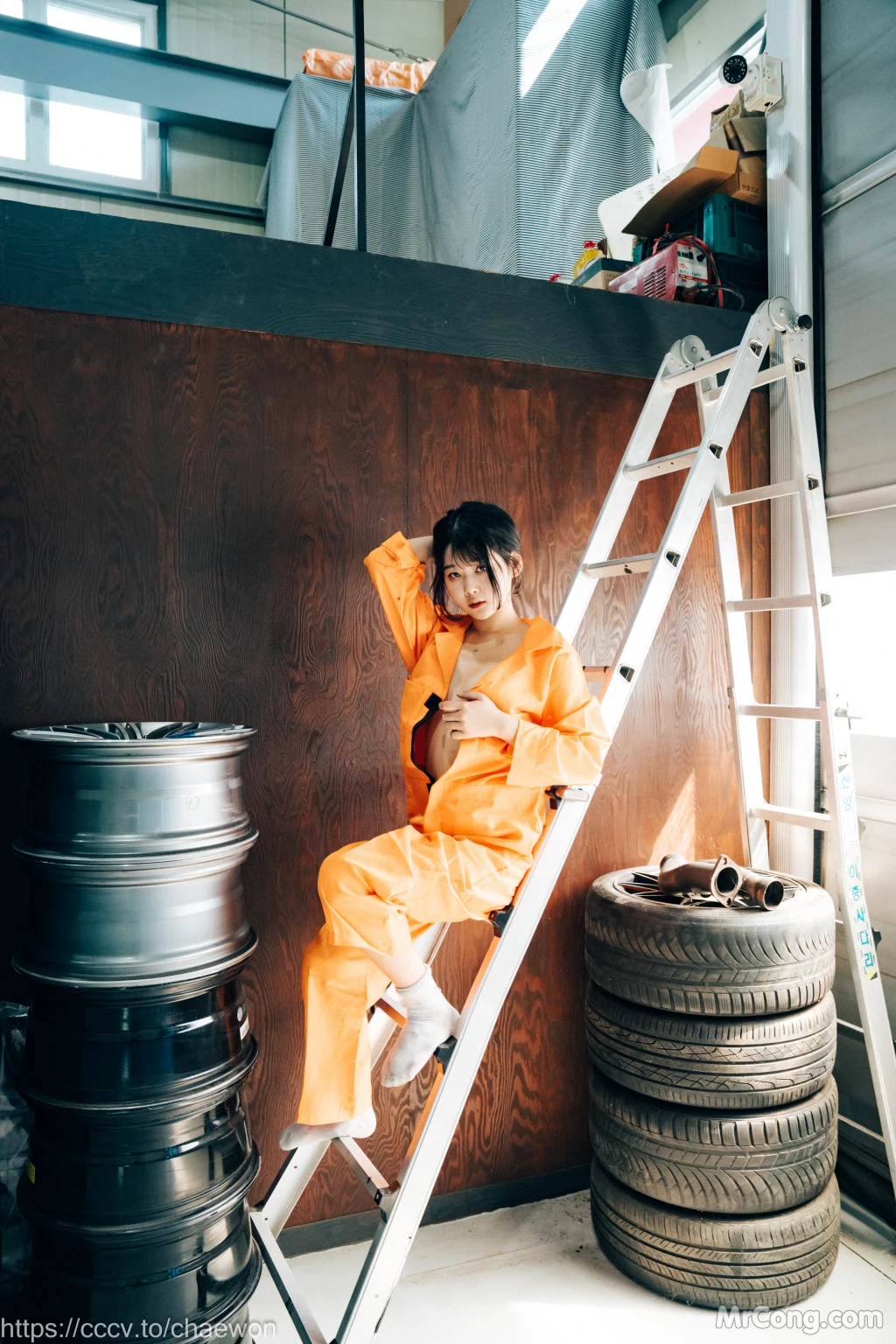 [Loozy] Zia (지아): Garage Girl (129 photos) – Page 6