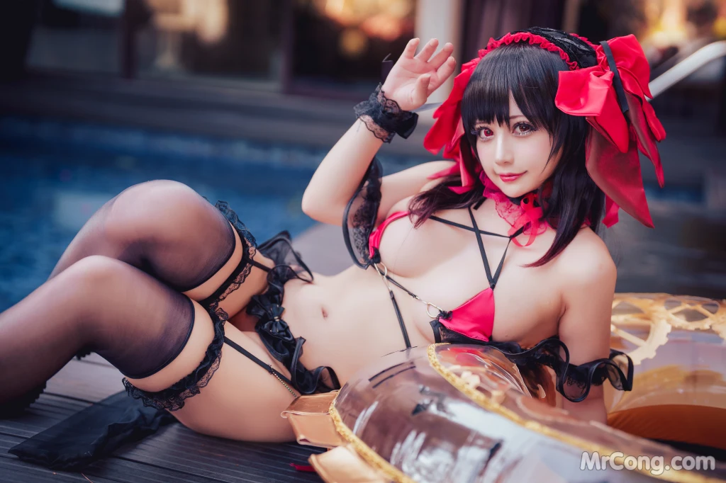 Coser@沖田凜花Rinka: 时崎狂三 Kurumi Tokisaki (29 photos)