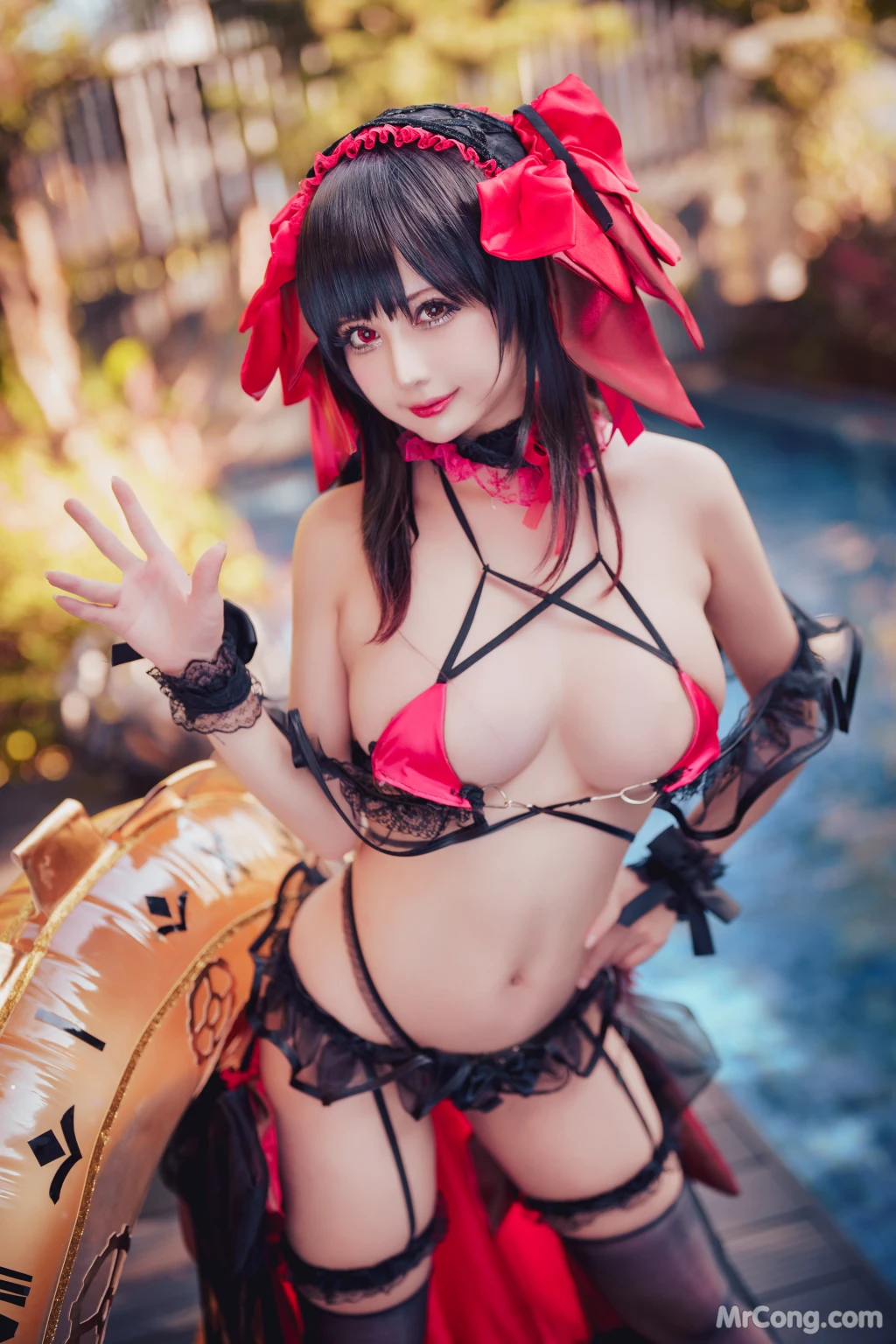 Coser@沖田凜花Rinka: 时崎狂三 Kurumi Tokisaki (29 photos)