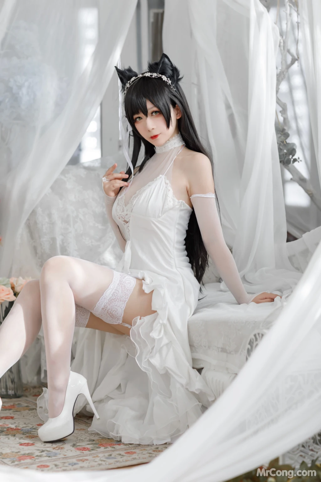 Coser@樱落酱w: 爱宕花嫁 (19 photos)插图