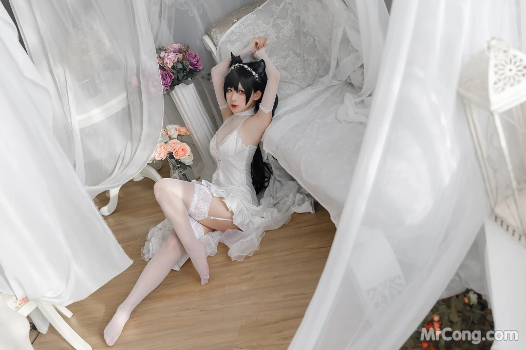 Coser@樱落酱w: 爱宕花嫁 (19 photos)插图1