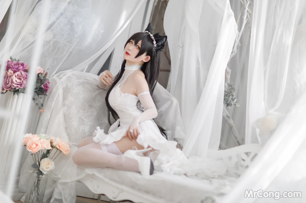 Coser@樱落酱w: 爱宕花嫁 (19 photos)插图8