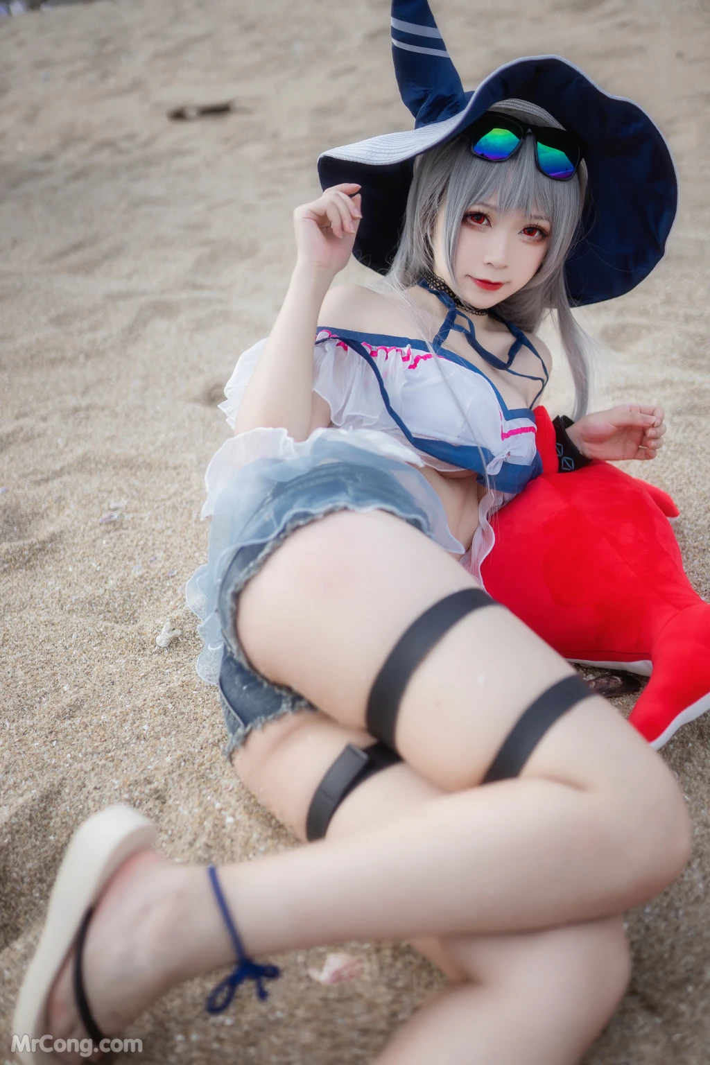 Coser@樱落酱w: 斯卡蒂泳装 (21 photos) – Page 2