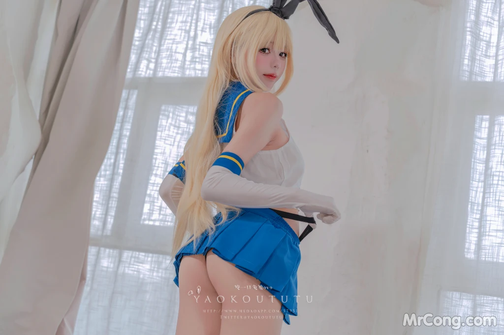 Coser@黏黏团子兔: 岛风的修整&Twice (74 photos + 1 video)插图1