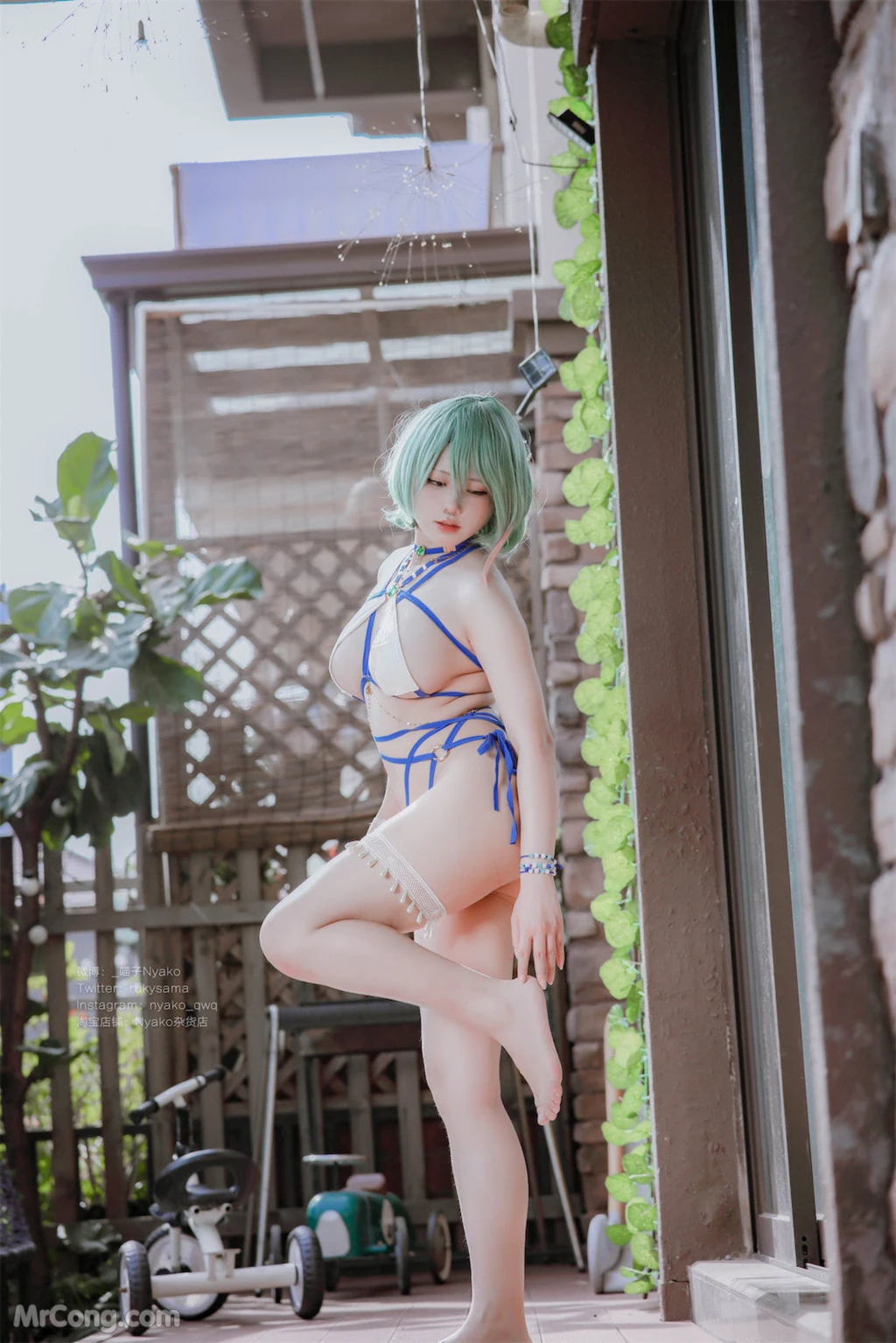 Coser@Nyako喵子: DOA环泳装 (137 photos)