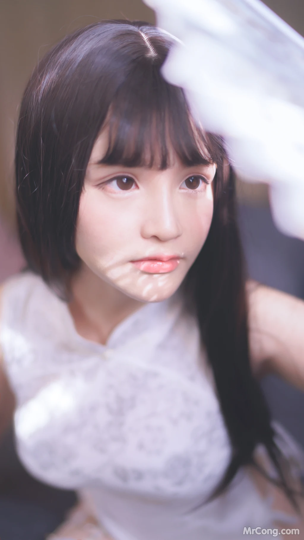 Coser@前羽_rr: 白丝旗袍 (17 photos)插图