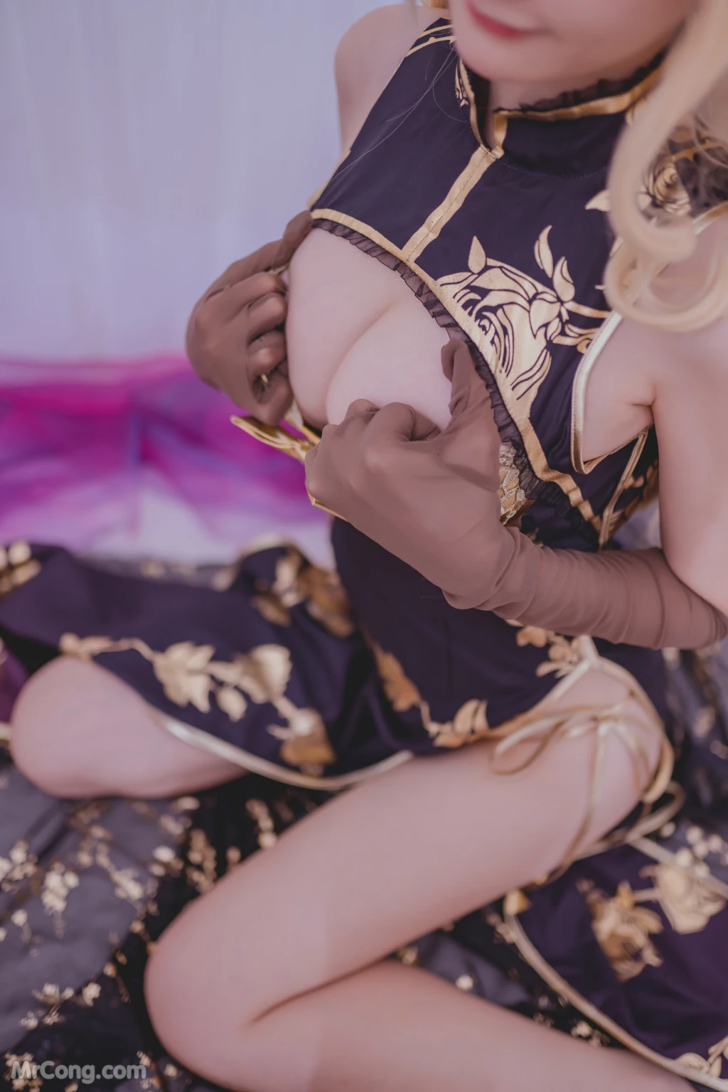 Coser@前羽_rr: 幻想 金莲 (30 photos) – Page 3