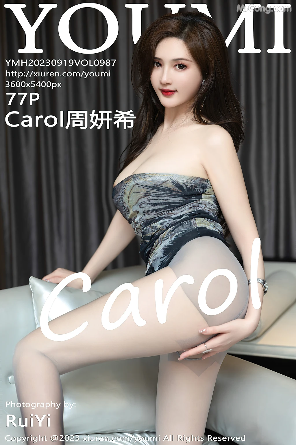YouMi Vol.987: Zhou Yan Xi (Carol周妍希) (78 photos)
