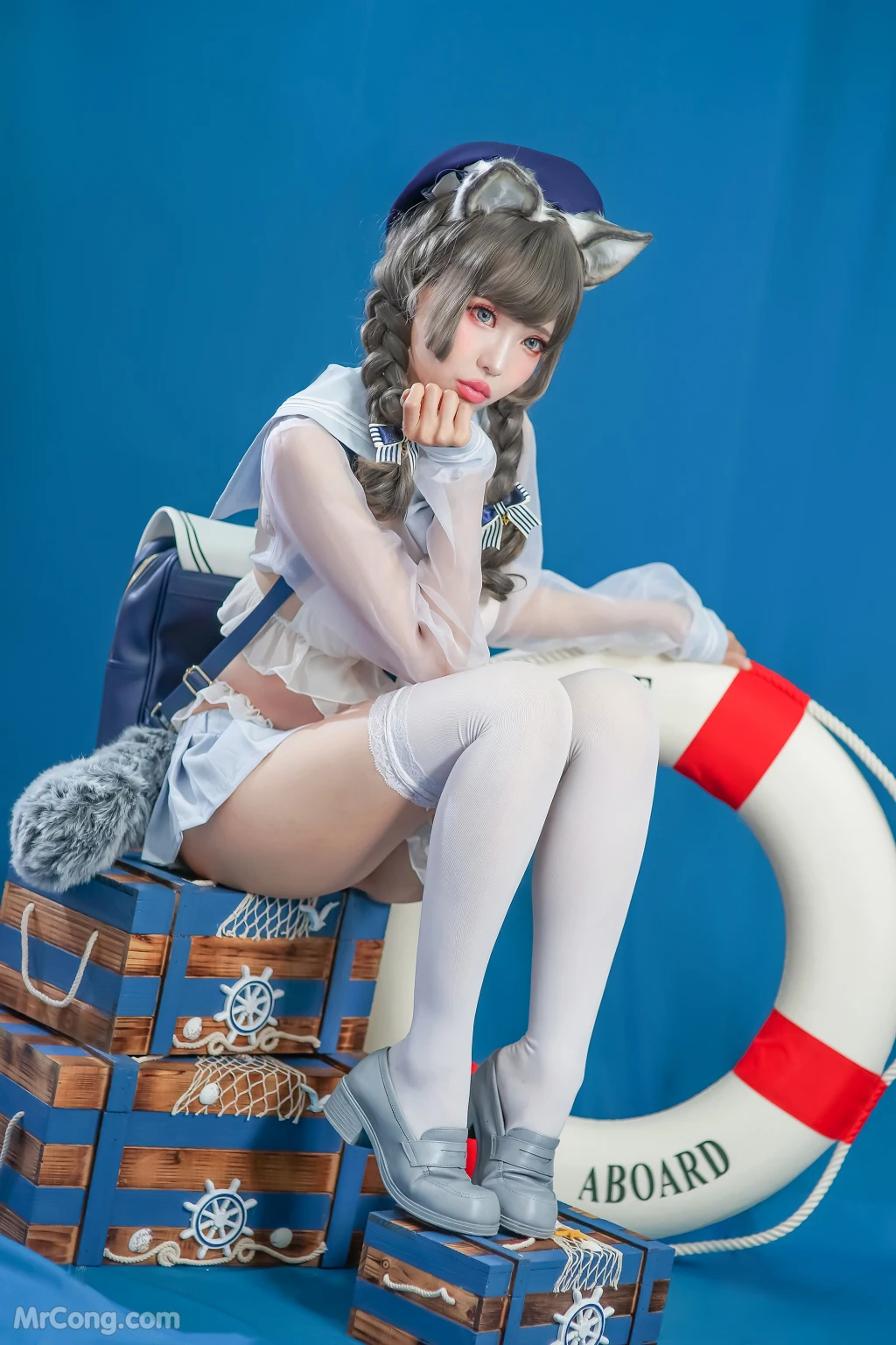 Coser@Ely_eee (ElyEE子): 灰太狼-泳圈 (21 photos)