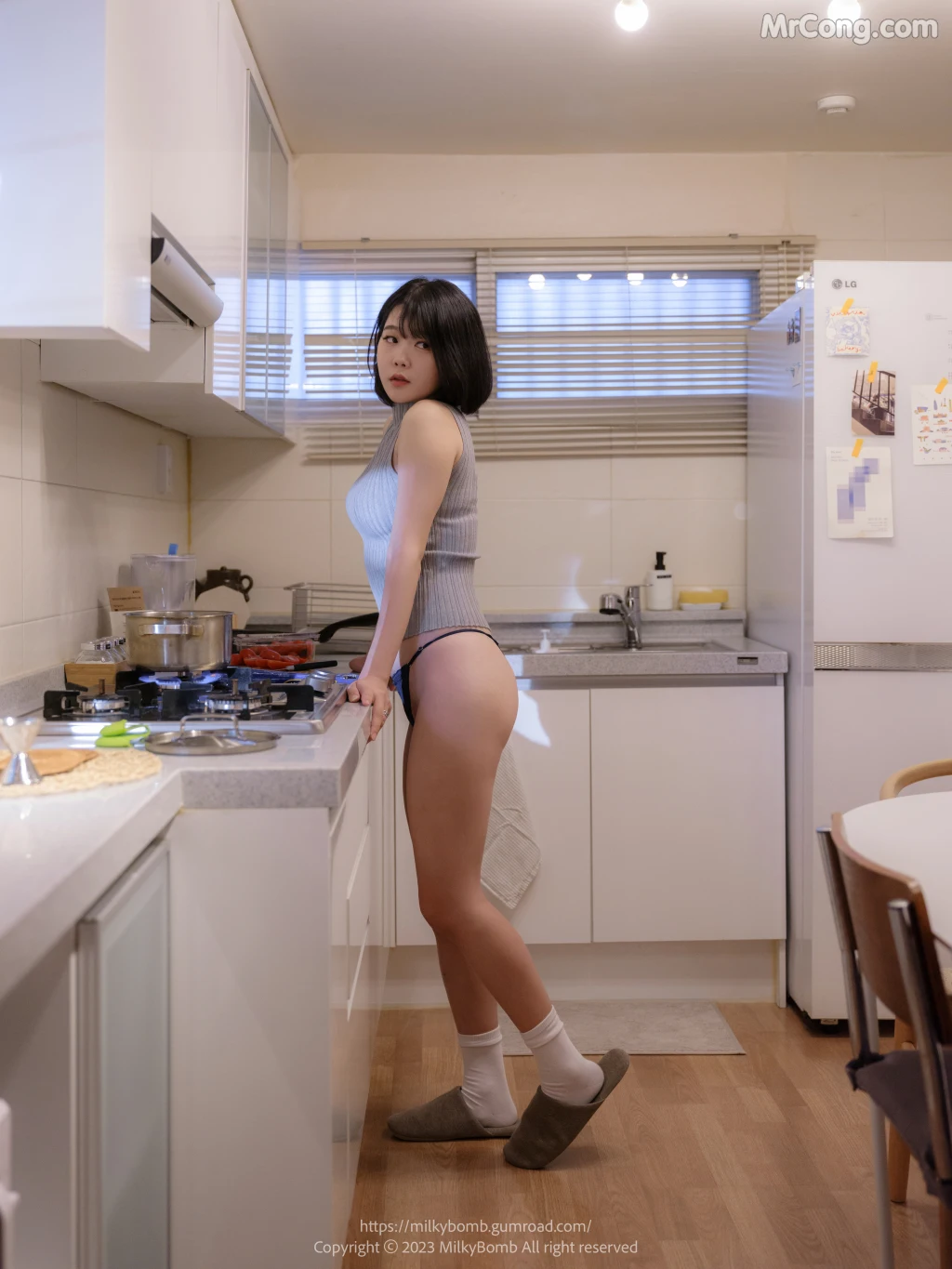 [MilkyBomb] Zia (지아): Vol.001 Cooking (368 photos + 1 video) – Page 10