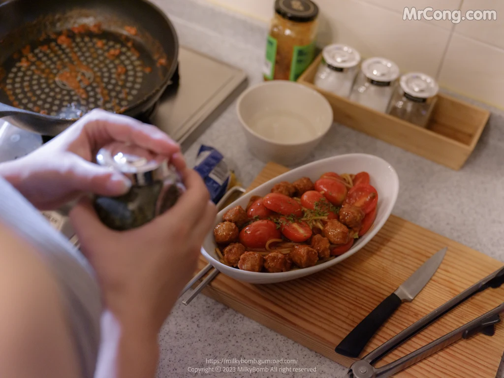 [MilkyBomb] Zia (지아): Vol.001 Cooking (368 photos + 1 video) – Page 11