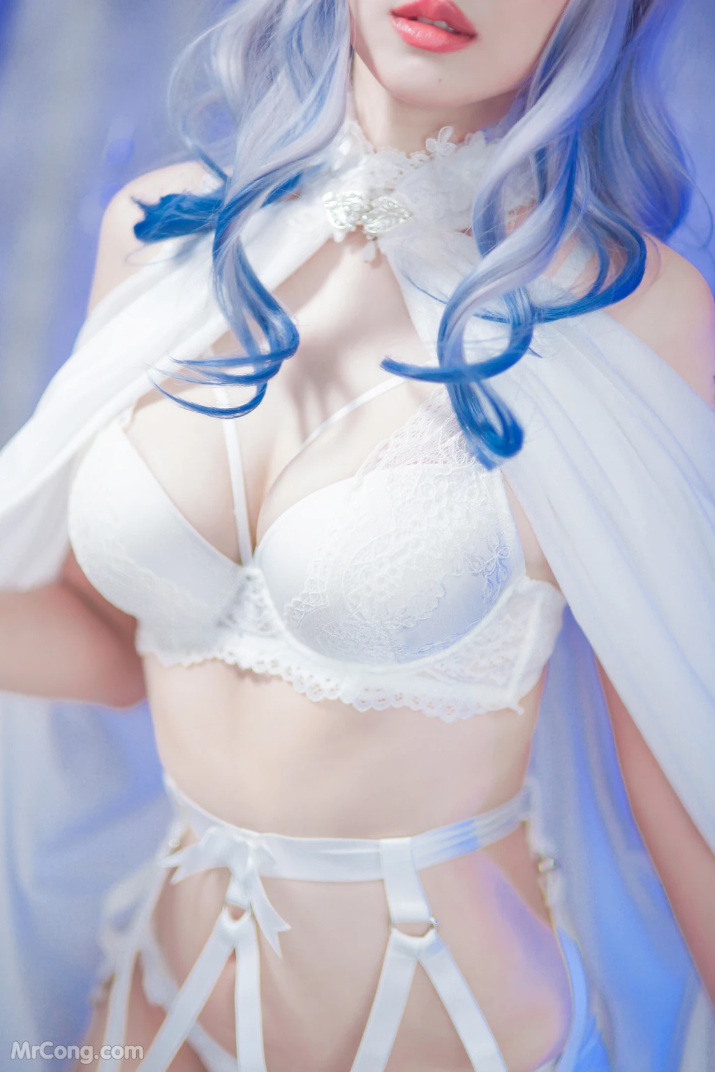 Coser@Ely_eee (ElyEE子): 猫耳白丝带 (48 photos + 6 videos) – Page 5