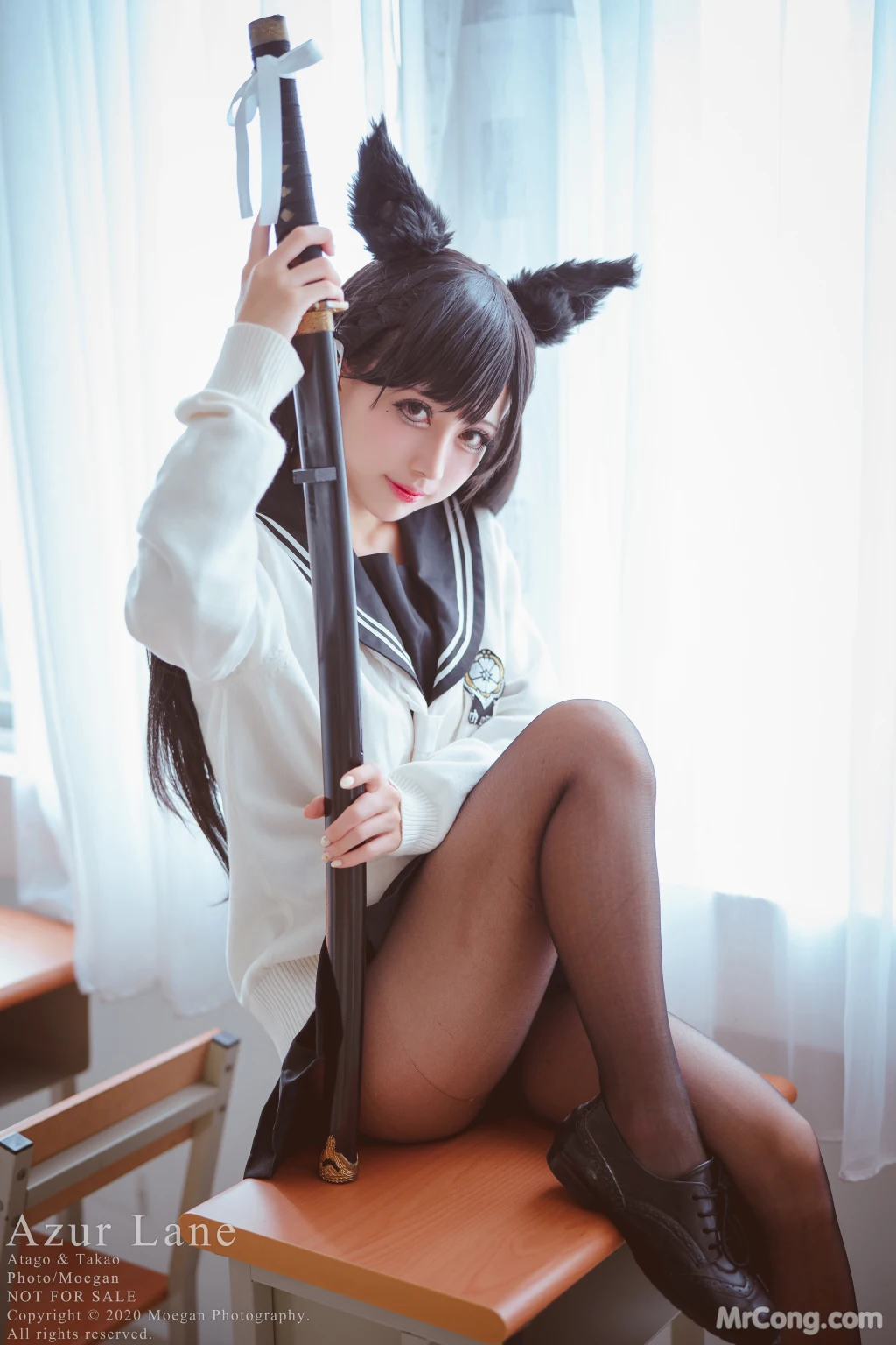 Coser@沖田凜花Rinka: & 椎名くるみ Shiina Kurumi – Azur Lane – 爱宕高雄 Sailor Suit (13 photos) – Page 2