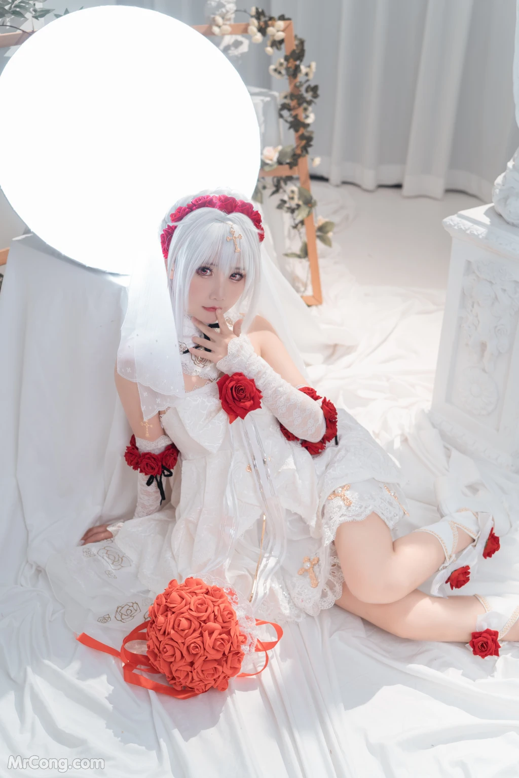 Coser@面饼仙儿 No.089: 德丽莎婚纱 (13 photos) – Page 2