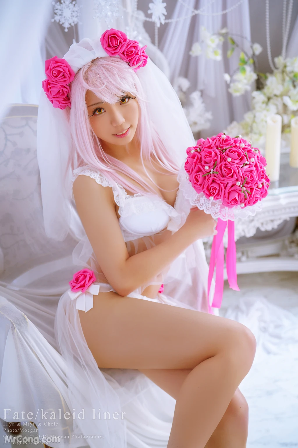 Coser@沖田凜花Rinka: & 鈴鈴Yakira & 鬼姬Oni Hime – Wedding Bikini ver. (Fate kaleid liner プリズマ☆イリヤ) (19 photos) – Page 2