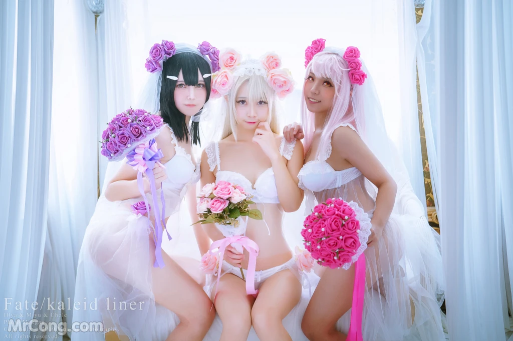 Coser@沖田凜花Rinka: & 鈴鈴Yakira & 鬼姬Oni Hime – Wedding Bikini ver. (Fate kaleid liner プリズマ☆イリヤ) (19 photos) – Page 2