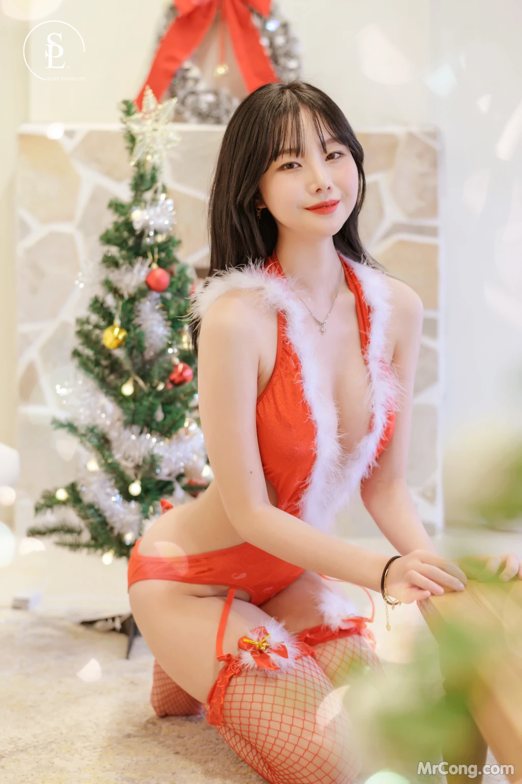 SAINT Photolife - Yuna (유나): Vol.24 Merry Yuna’s Xmas (65 photos )