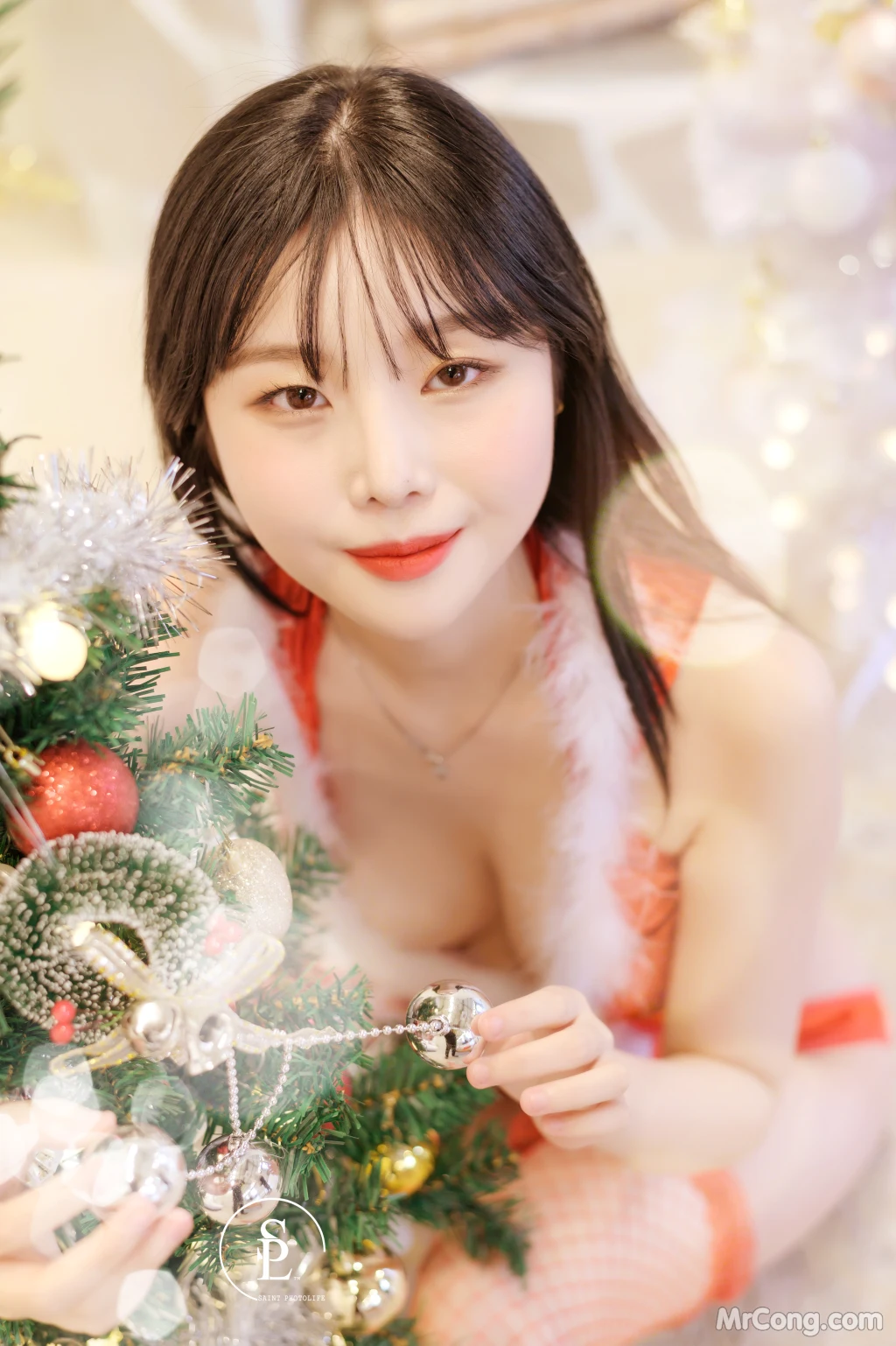 SAINT Photolife - Yuna (유나): Vol.24 Merry Yuna’s Xmas (65 ảnh )