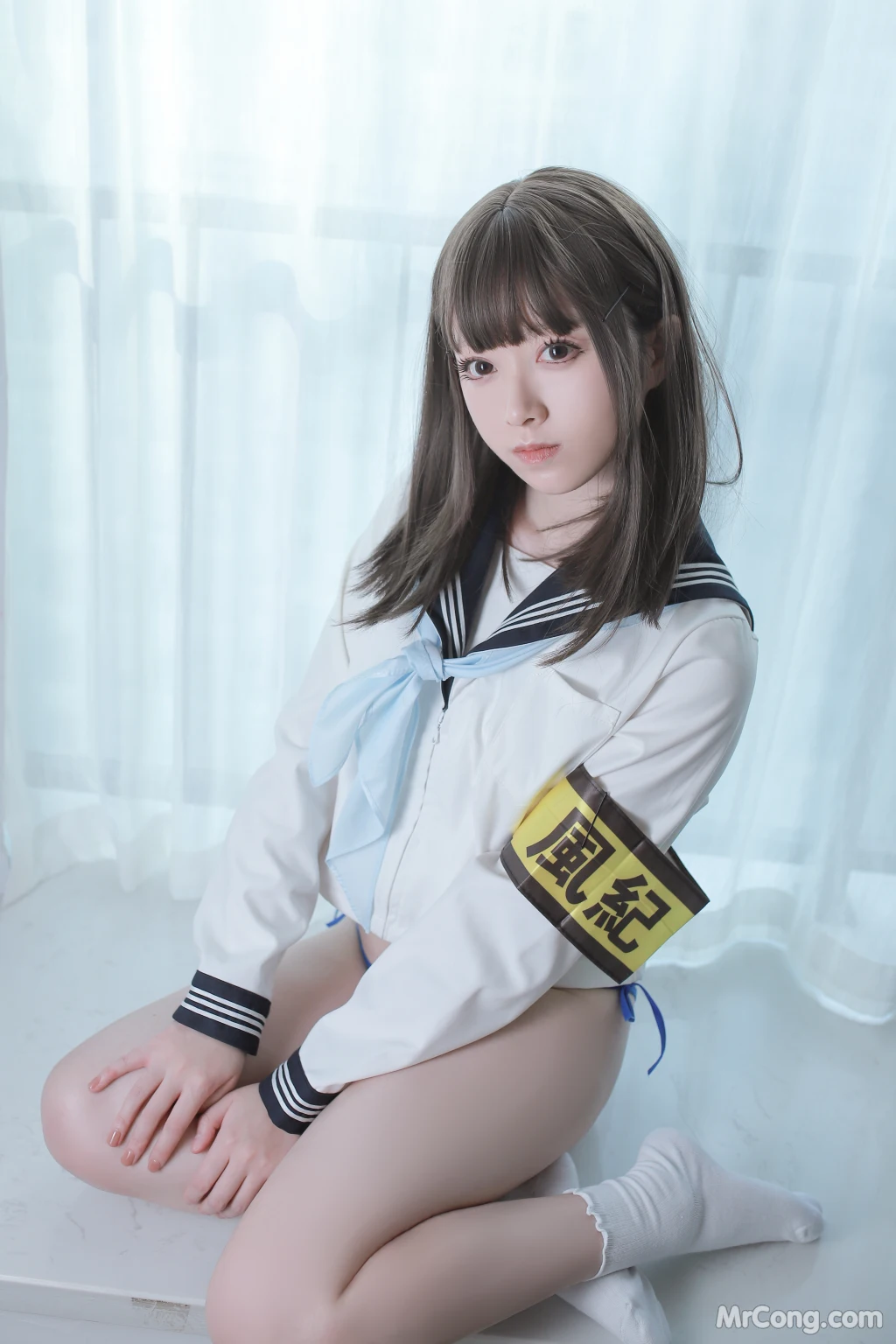 Coser@Asagiriai (愛ちゃん): 风纪委员 (40 photos)插图3