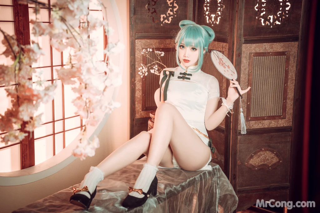 Coser@面饼仙儿 No.096: 初音旗袍 (28 photos) – Page 2