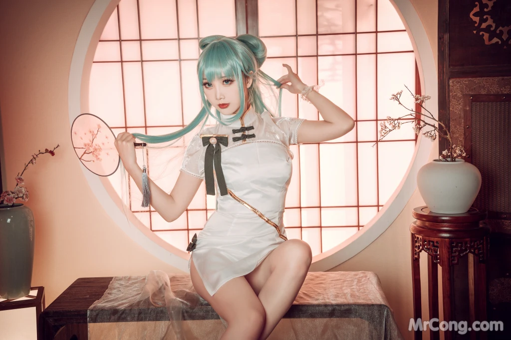 Coser@面饼仙儿 No.096: 初音旗袍 (28 photos) – Page 2