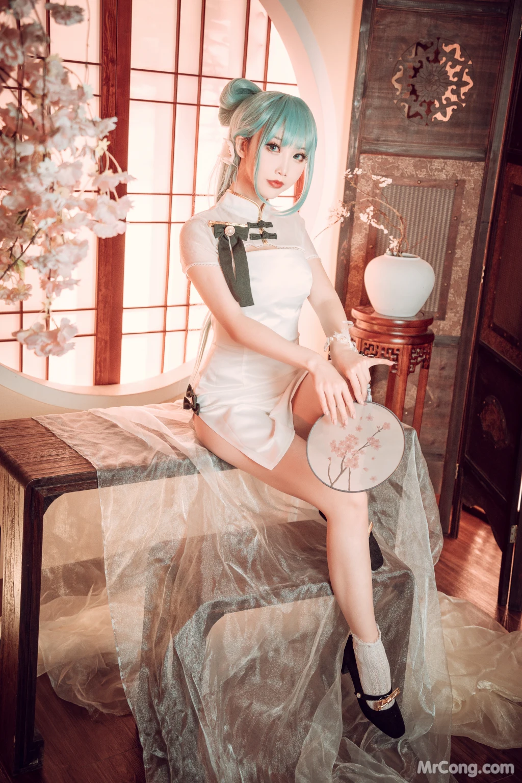 Coser@面饼仙儿 No.096: 初音旗袍 (28 photos) – Page 2